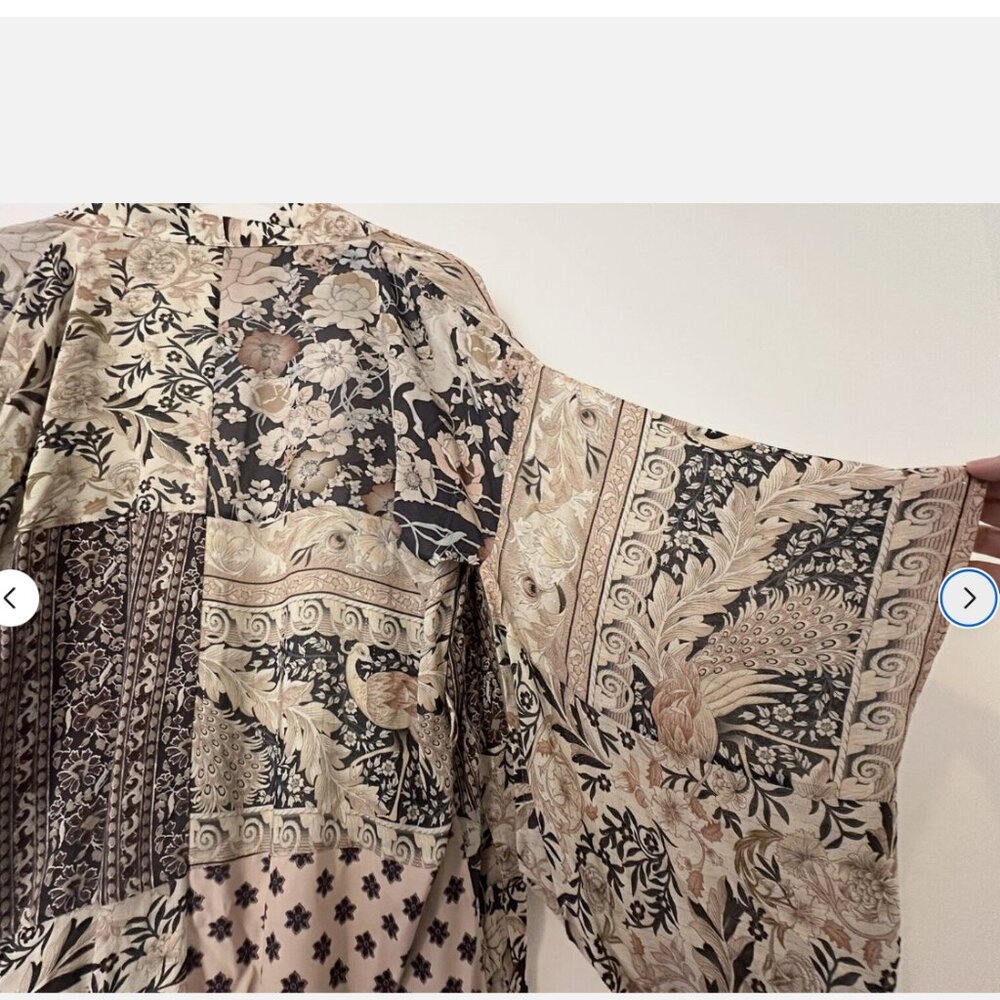 Spell Renew Patchwork Short Robe Blush VHTF 🦄 - Picture 7 of 9